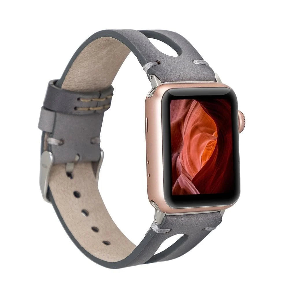 BA2 Lederarmband für Apple Watch aus echtem Leder