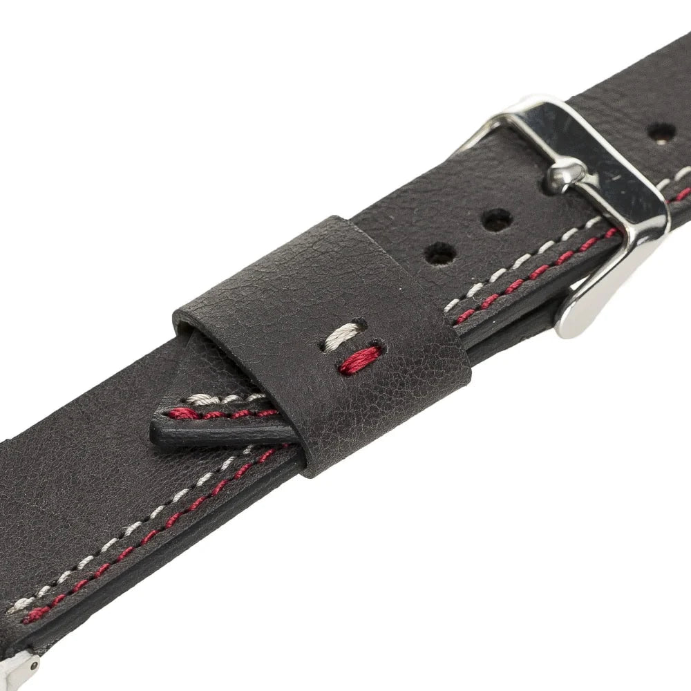 BA3 Lederarmband für Apple Watch aus echtem Leder in Braun