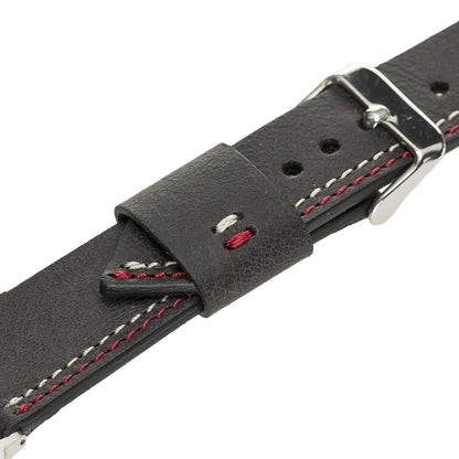 BA3 Lederarmband für Apple Watch aus echtem Leder in Braun