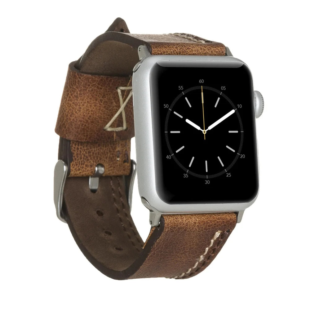 BA3 Lederarmband für Apple Watch aus echtem Leder