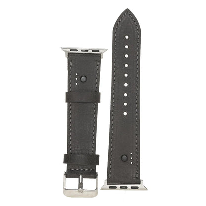 BA4 Lederarmband für Apple Watch aus echtem Leder in Braun
