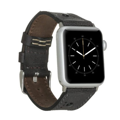 BA4 Lederarmband für Apple Watch aus echtem Leder