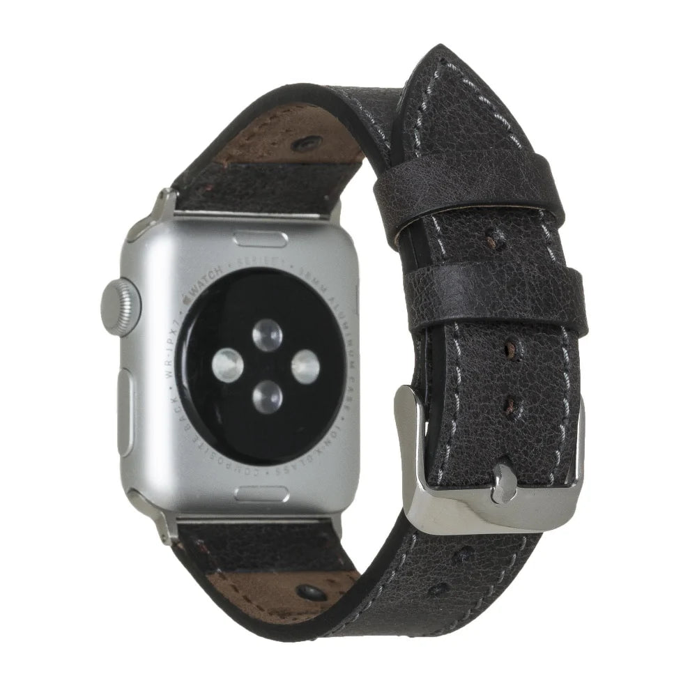BA4 Lederarmband für Apple Watch aus echtem Leder