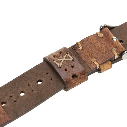 BA4 Lederarmband für Apple Watch aus echtem Leder