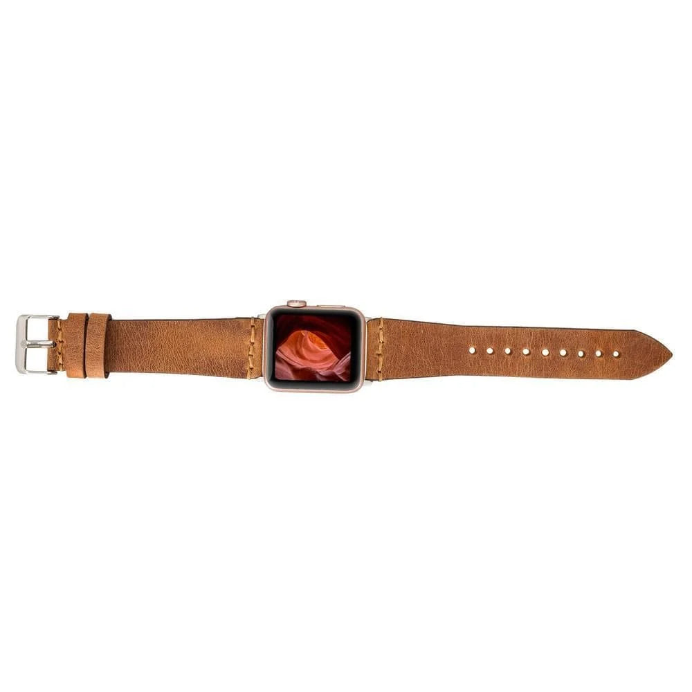 BA7 Lederarmband für Apple Watch aus echtem Leder