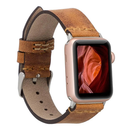 BA7 Lederarmband für Apple Watch aus echtem Leder