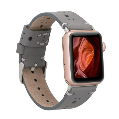 BA8 Lederarmband für Apple Watch aus echtem Leder