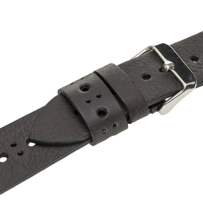 BA8 Lederarmband für Apple Watch aus echtem Leder in Grau