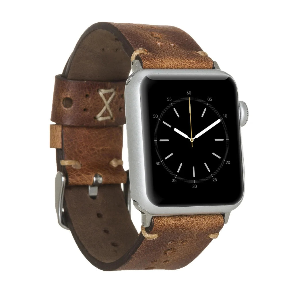 BA8 Lederarmband für Apple Watch aus echtem Leder