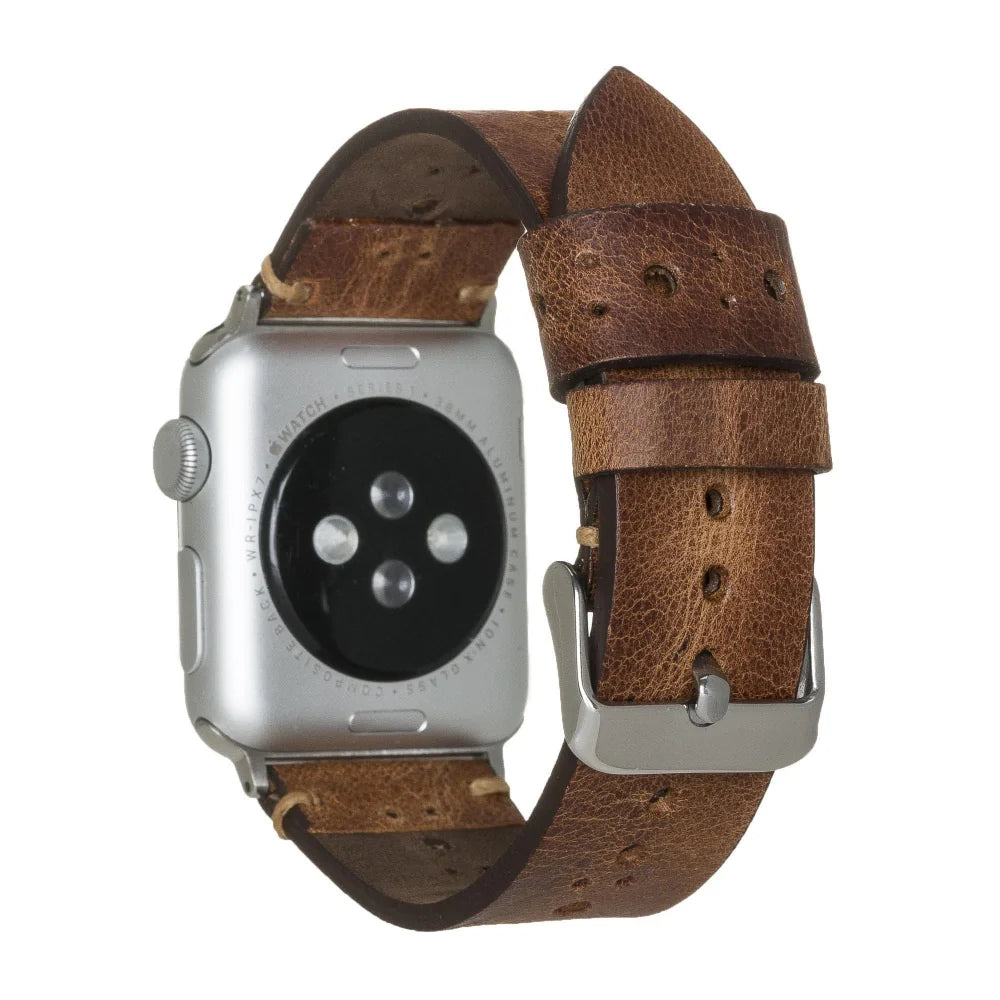 BA8 Lederarmband für Apple Watch aus echtem Leder