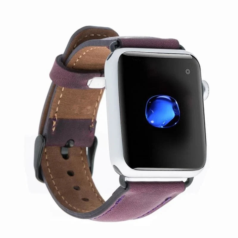 Classic Lederarmband für Apple Watch aus echtem Leder