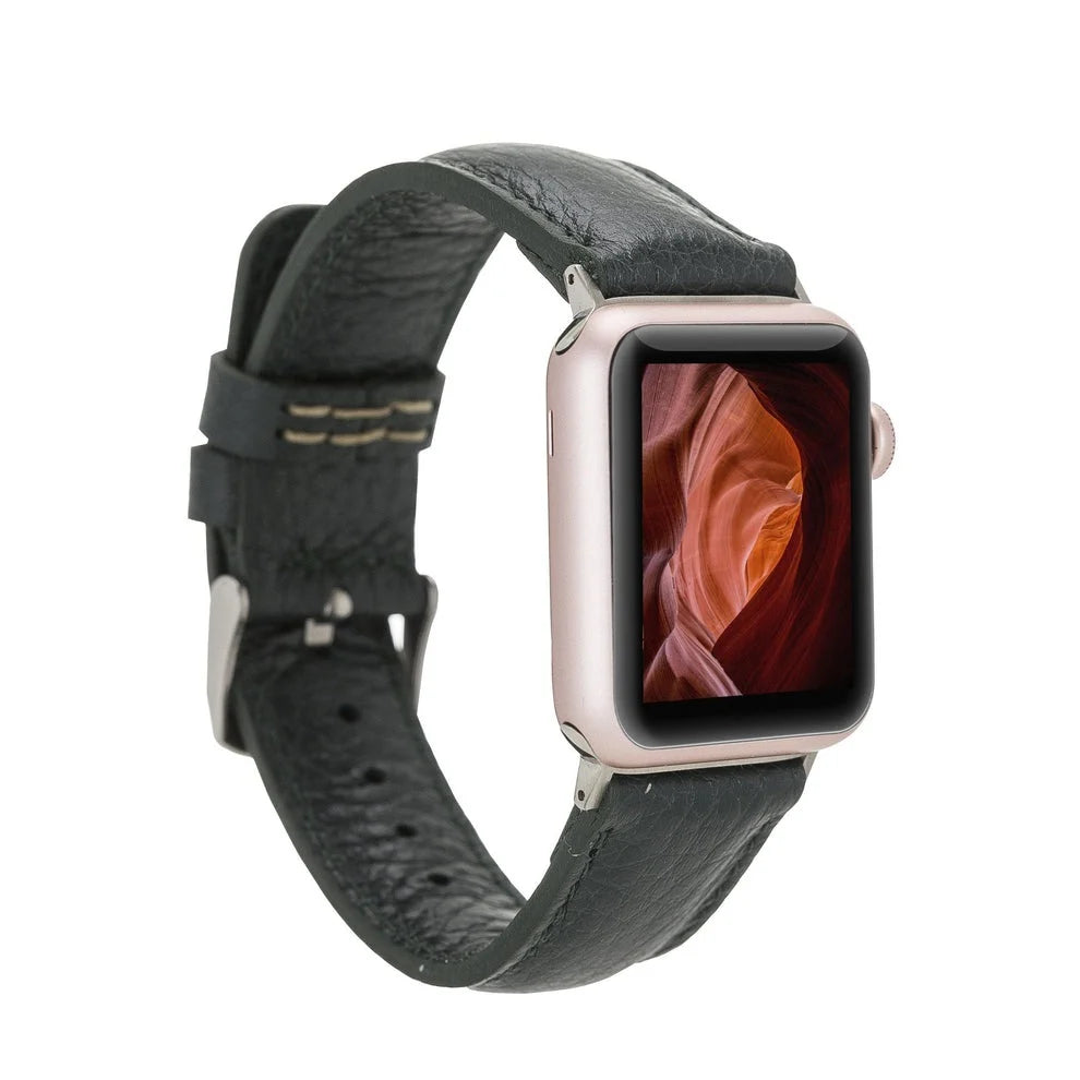 Classic Lederarmband für Apple Watch aus echtem Leder