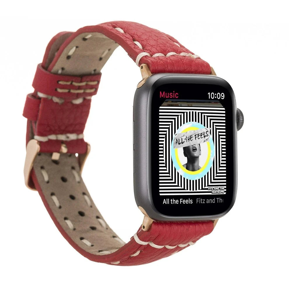 Classic Lederarmband für Apple Watch aus echtem Leder