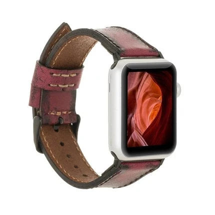 Classic Lederarmband für Apple Watch aus echtem Leder