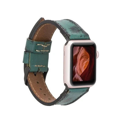 Classic Lederarmband für Apple Watch aus echtem Leder