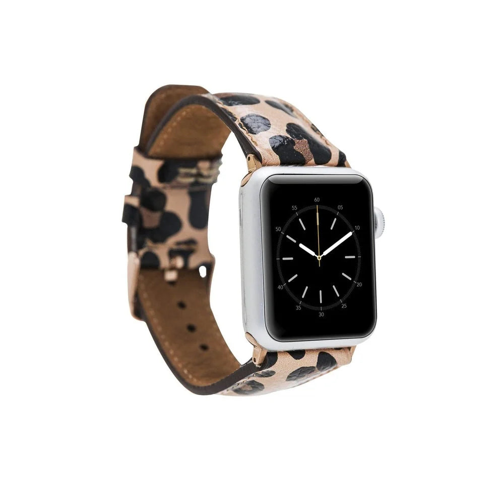 Classic Lederarmband für Apple Watch aus echtem Leder