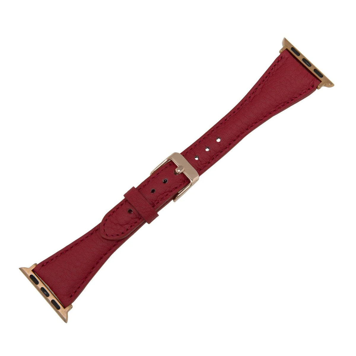 Schmal Lederarmband für Apple Watch aus echtem Leder