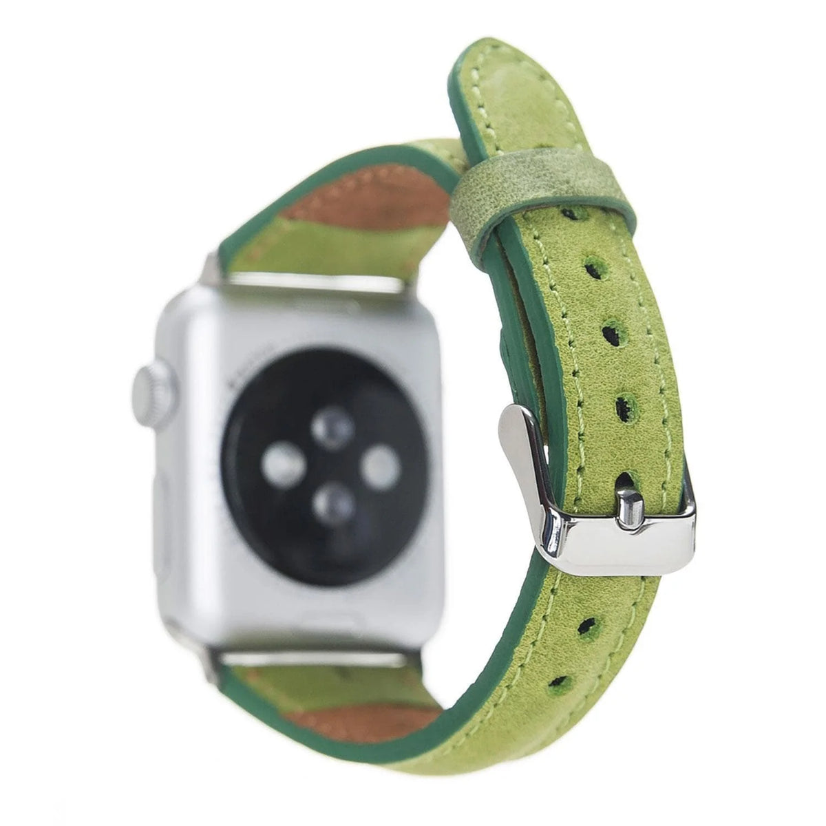 Schmal Lederarmband für Apple Watch aus echtem Leder