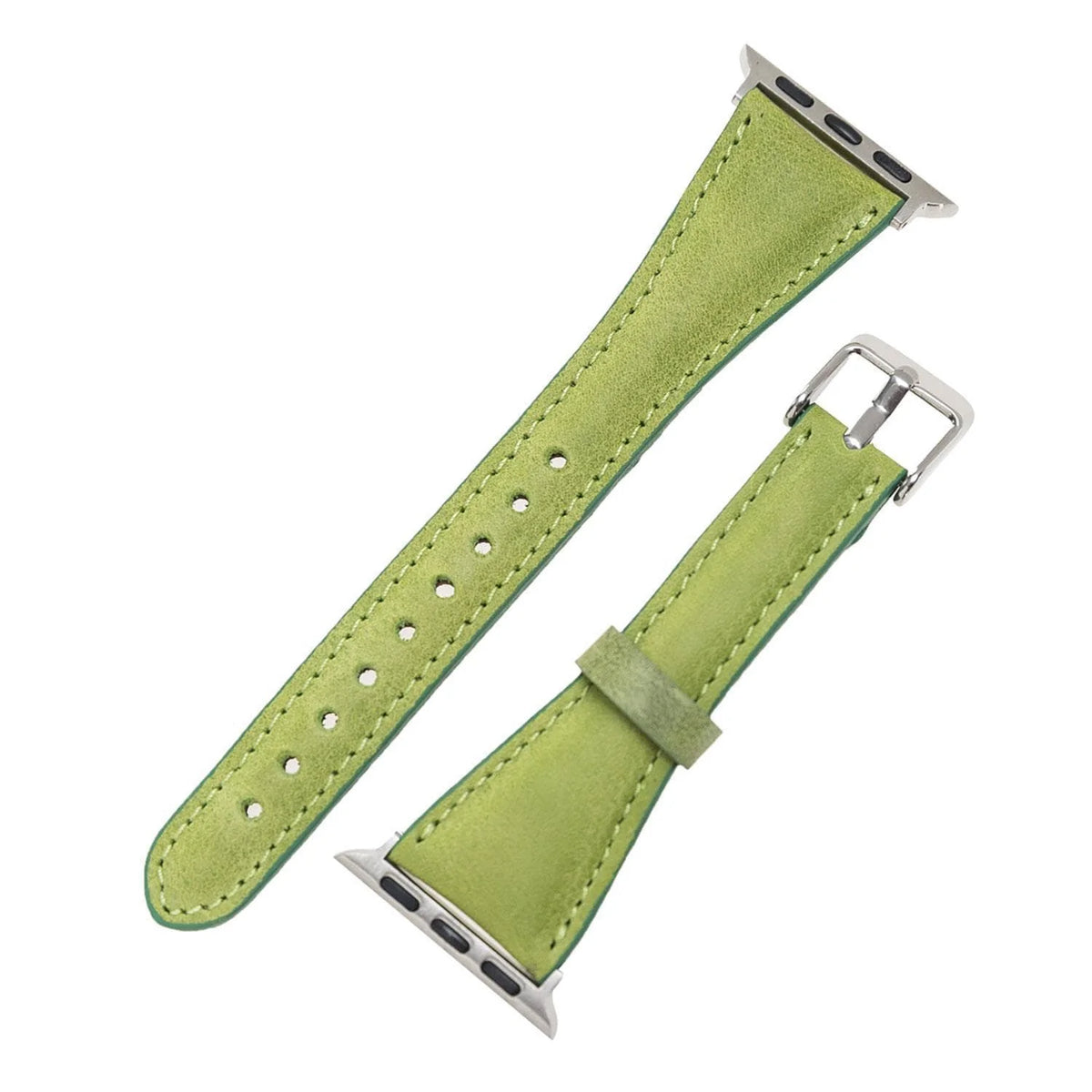 Schmal Lederarmband für Apple Watch aus echtem Leder