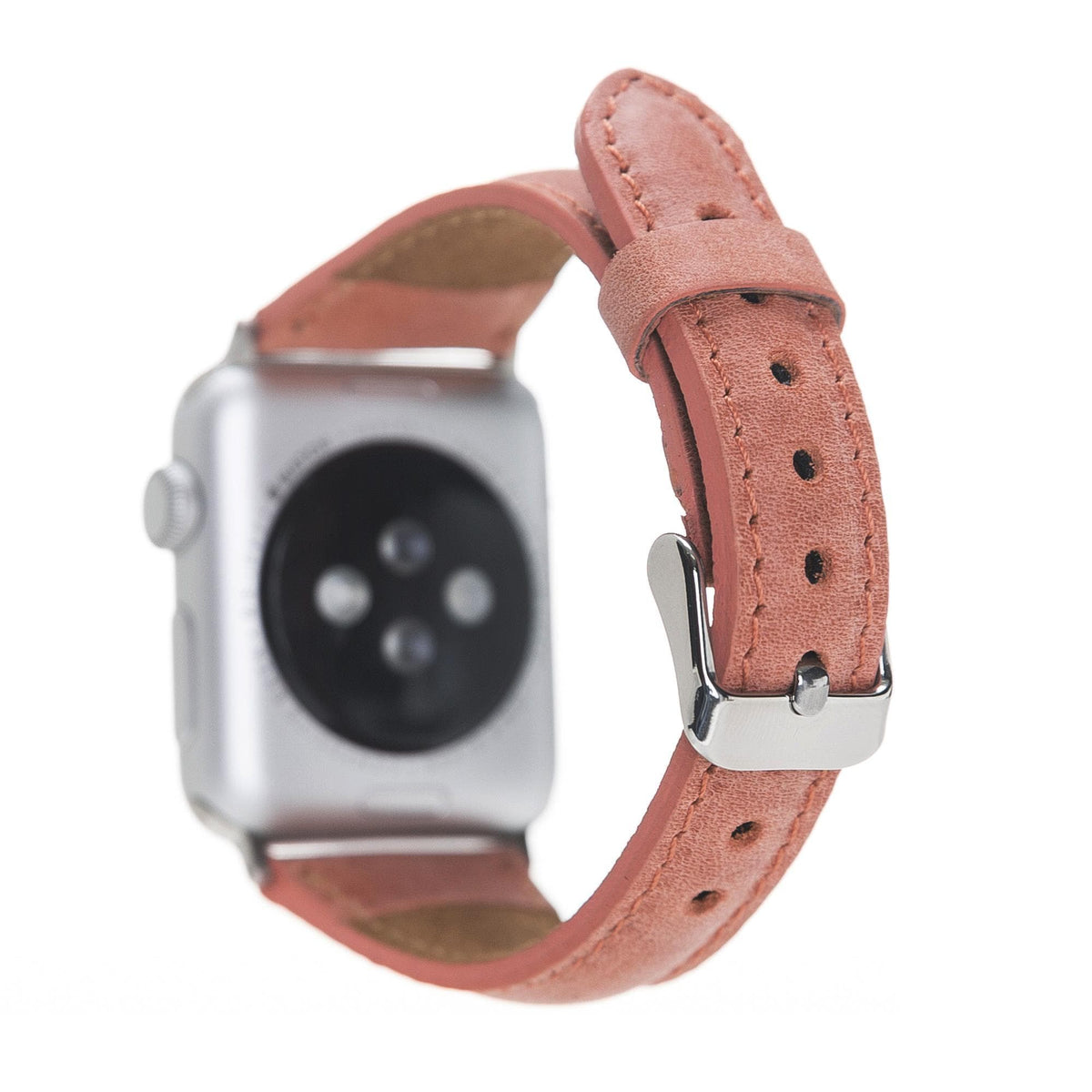 Schmal Lederarmband für Apple Watch aus echtem Leder