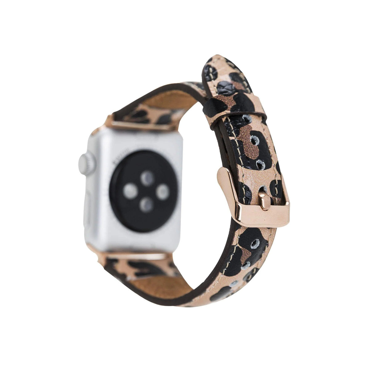 Schmal Lederarmband für Apple Watch aus echtem Leder