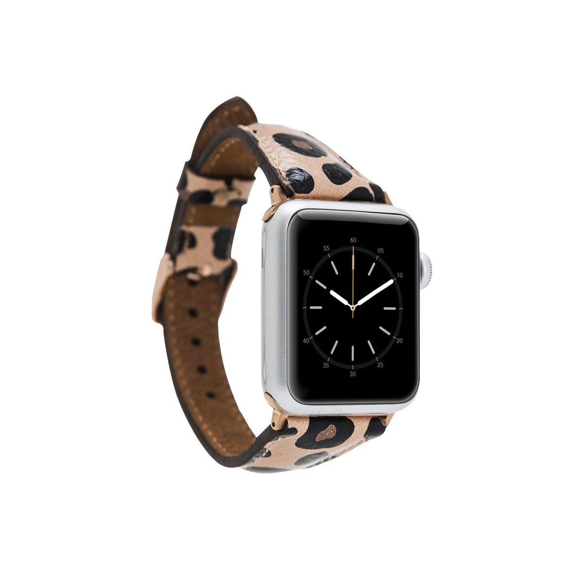 Schmal Lederarmband für Apple Watch aus echtem Leder