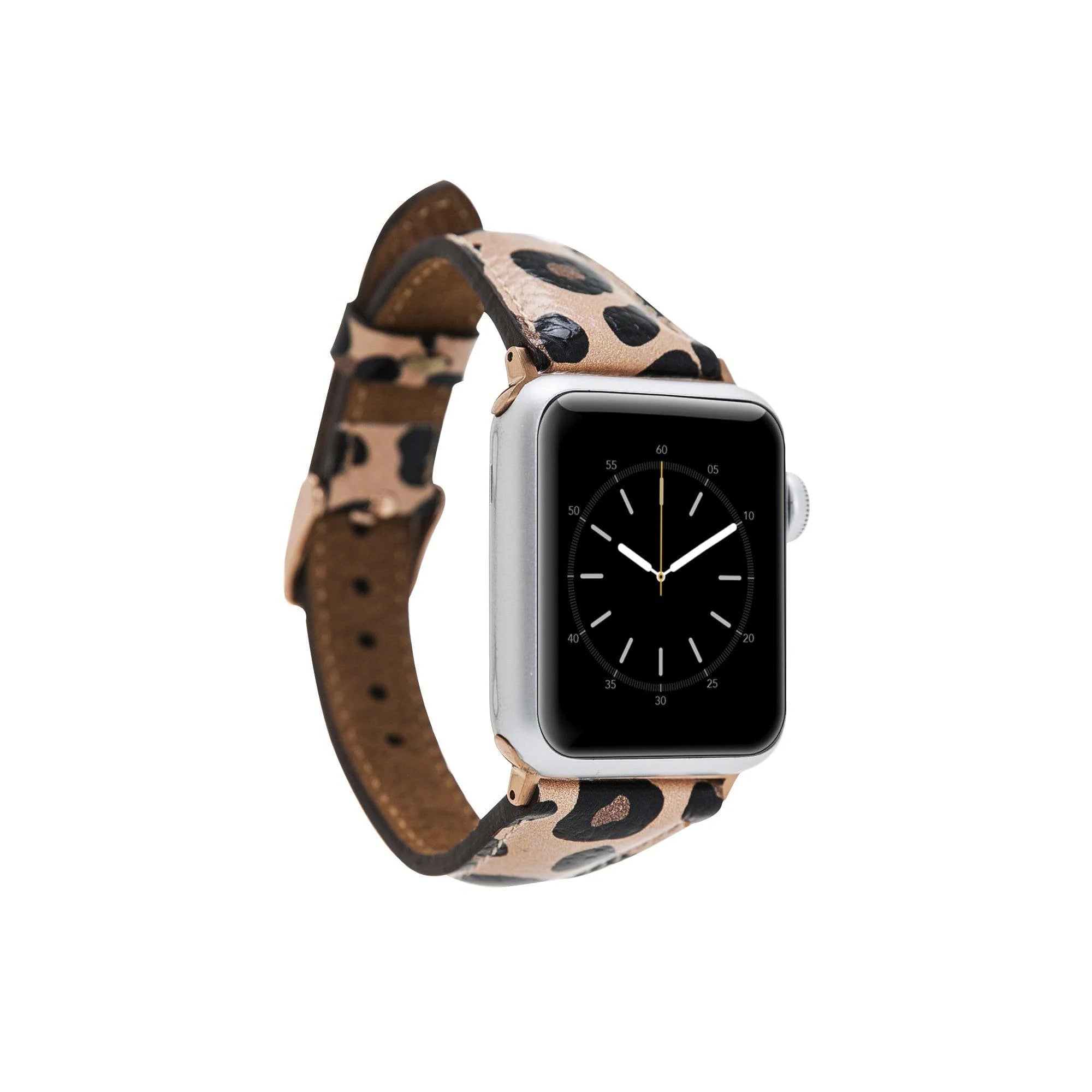 Schmal Lederarmband für Apple Watch aus echtem Leder