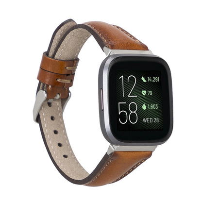 Schmal Lederarmband für Apple Watch aus echtem Leder