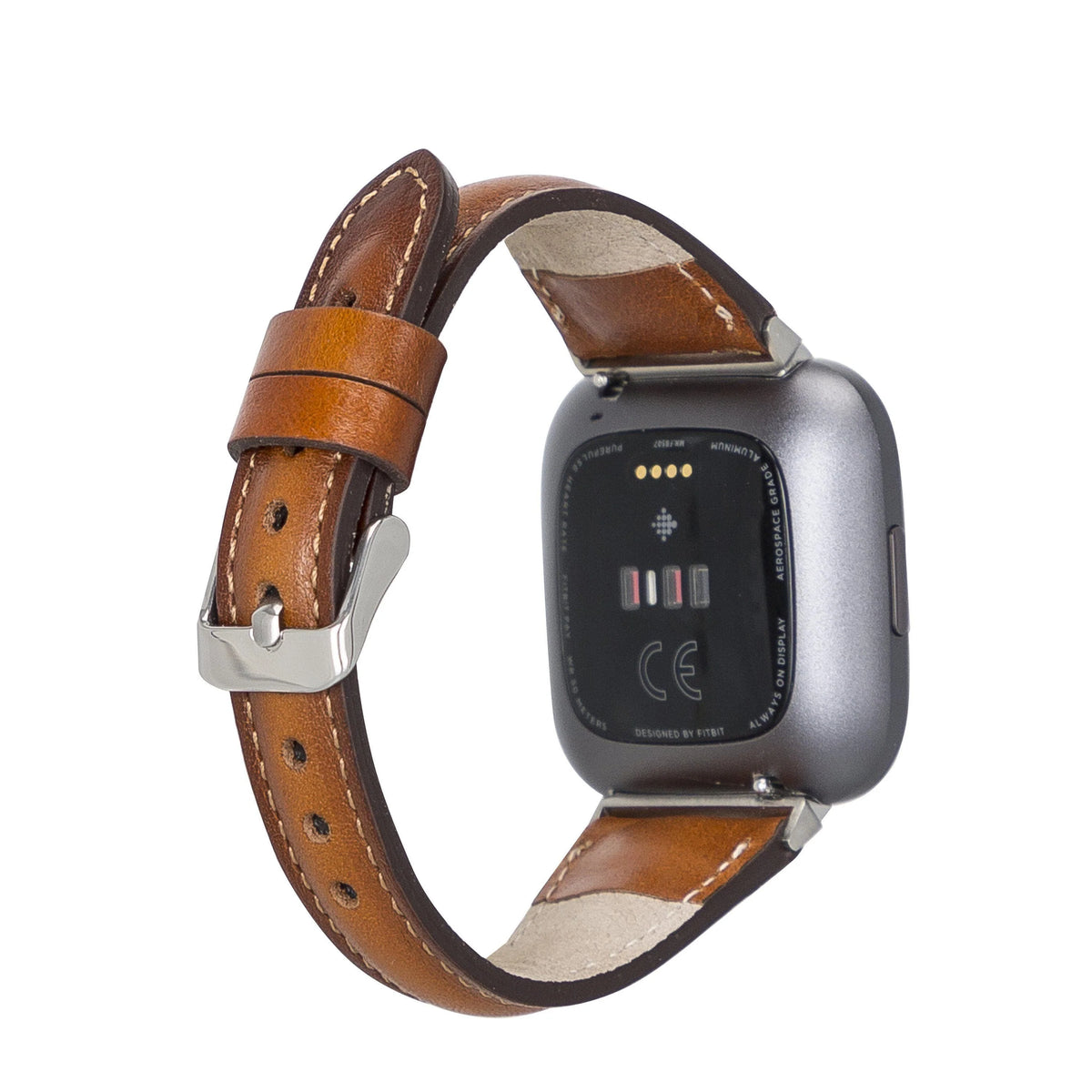 Schmal Lederarmband für Apple Watch aus echtem Leder