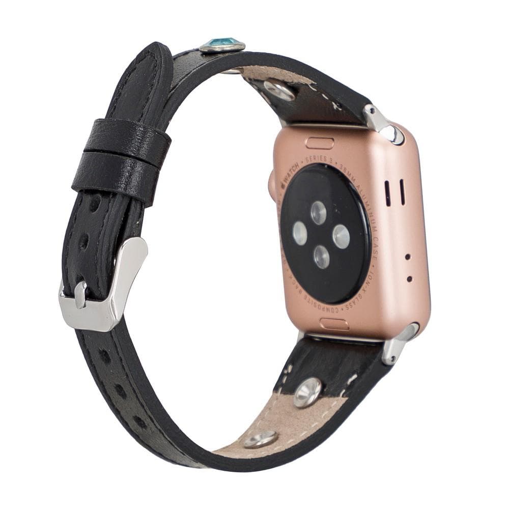 Leather Apple Watch Bands - Clasic Slim Style