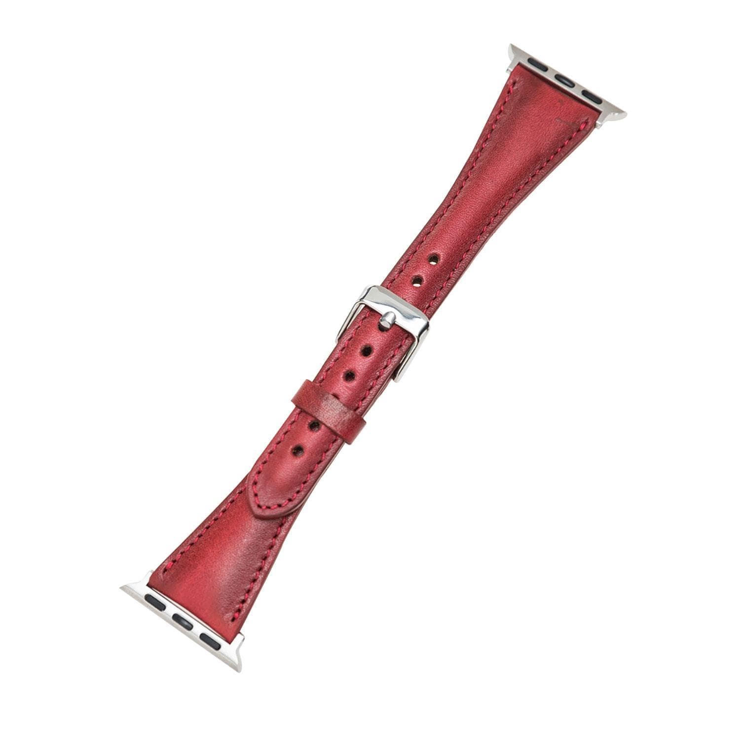 Leather Apple Watch Bands - Clasic Slim Style