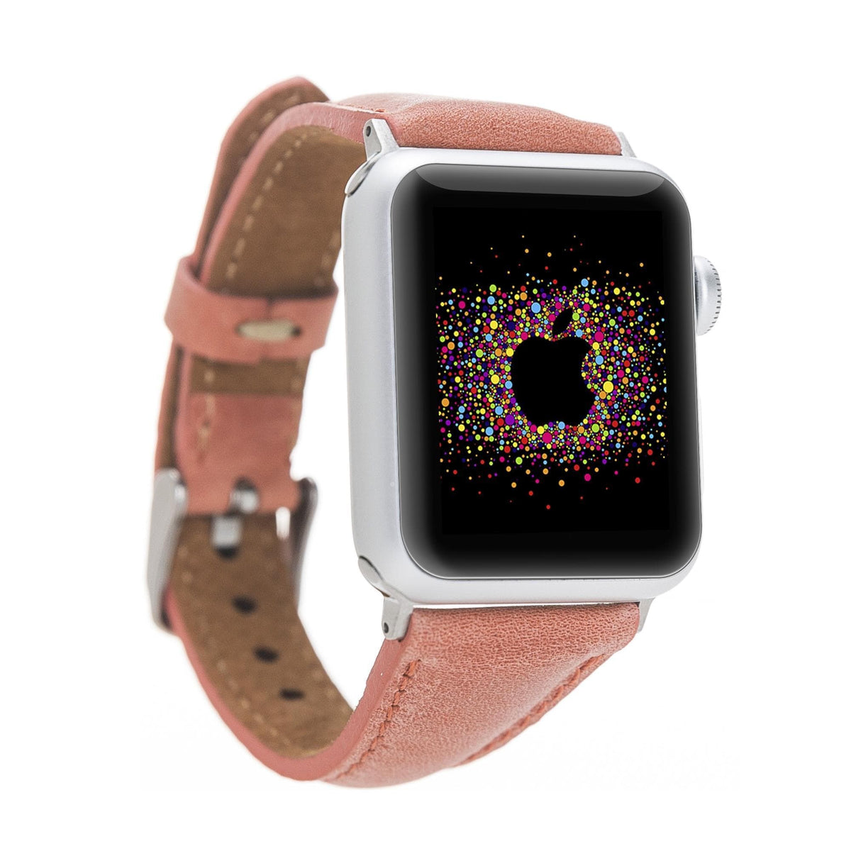 Schmal Lederarmband für Apple Watch aus echtem Leder