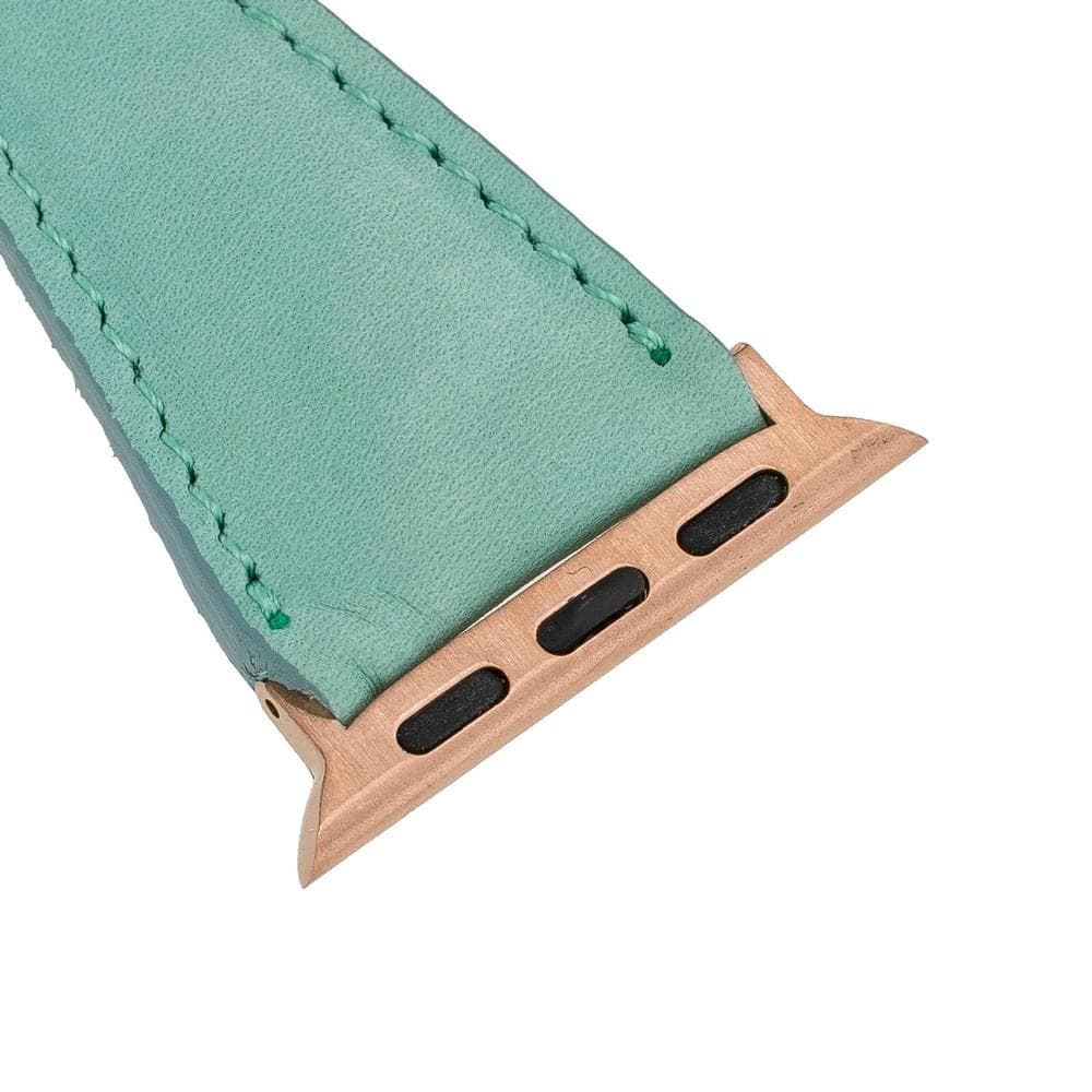 Schmal Lederarmband für Apple Watch aus echtem Leder