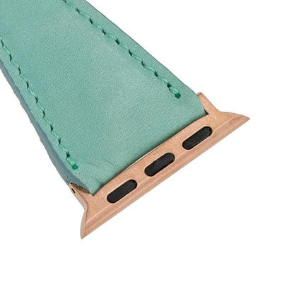 Schmal Lederarmband für Apple Watch aus echtem Leder