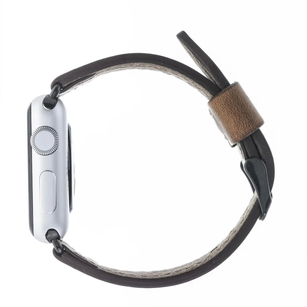 Classic Lederarmband für Apple Watch aus echtem Leder