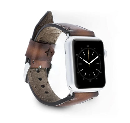 Classic Lederarmband für Apple Watch aus echtem Leder