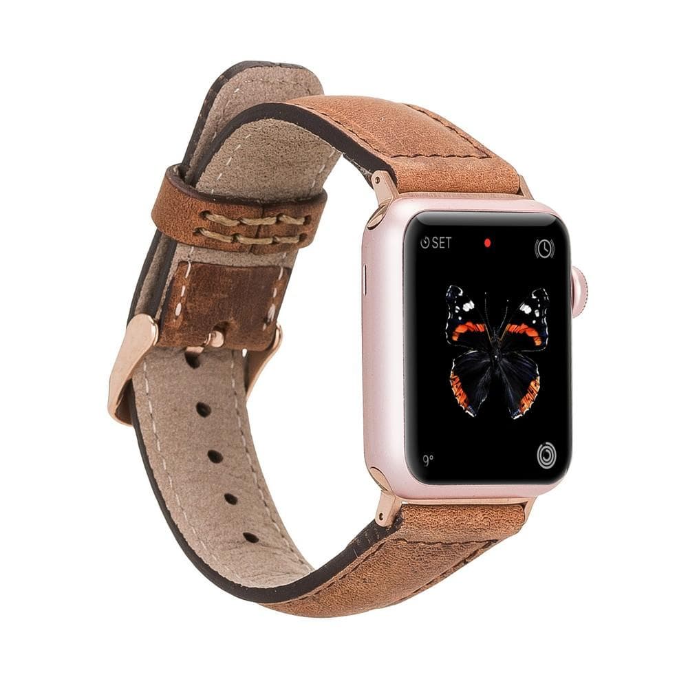Classic Lederarmband für Apple Watch aus echtem Leder