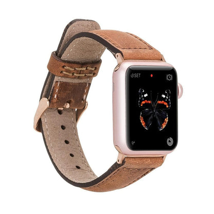 Classic Lederarmband für Apple Watch aus echtem Leder