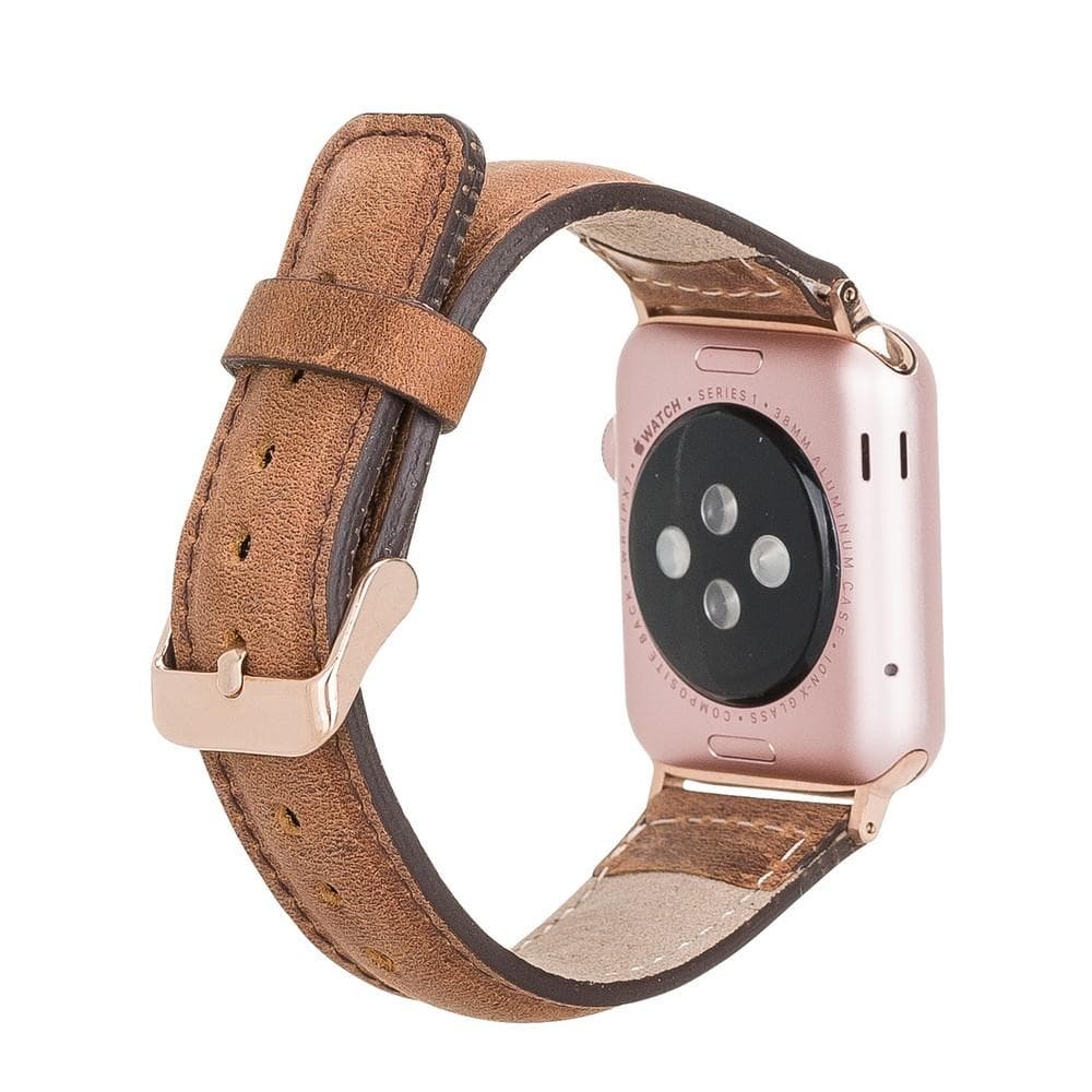 Classic Lederarmband für Apple Watch aus echtem Leder