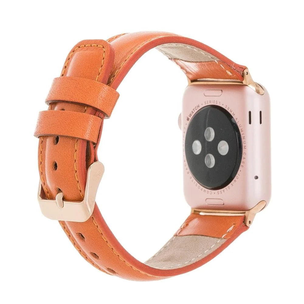 Classic Lederarmband für Apple Watch aus echtem Leder