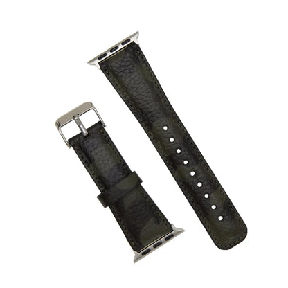 Classic Lederarmband für Apple Watch aus echtem Leder in Braun