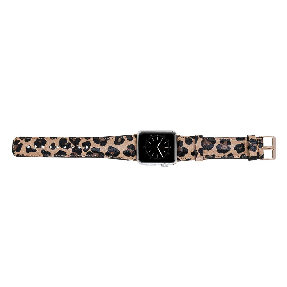 Classic Lederarmband für Apple Watch aus echtem Leder