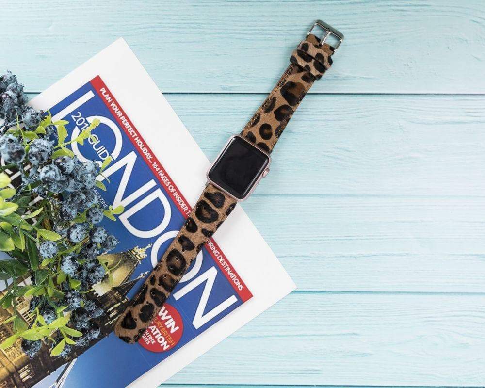 Classic Lederarmband für Apple Watch aus echtem Leder