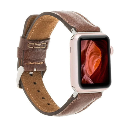 Classic Lederarmband für Apple Watch aus echtem Leder