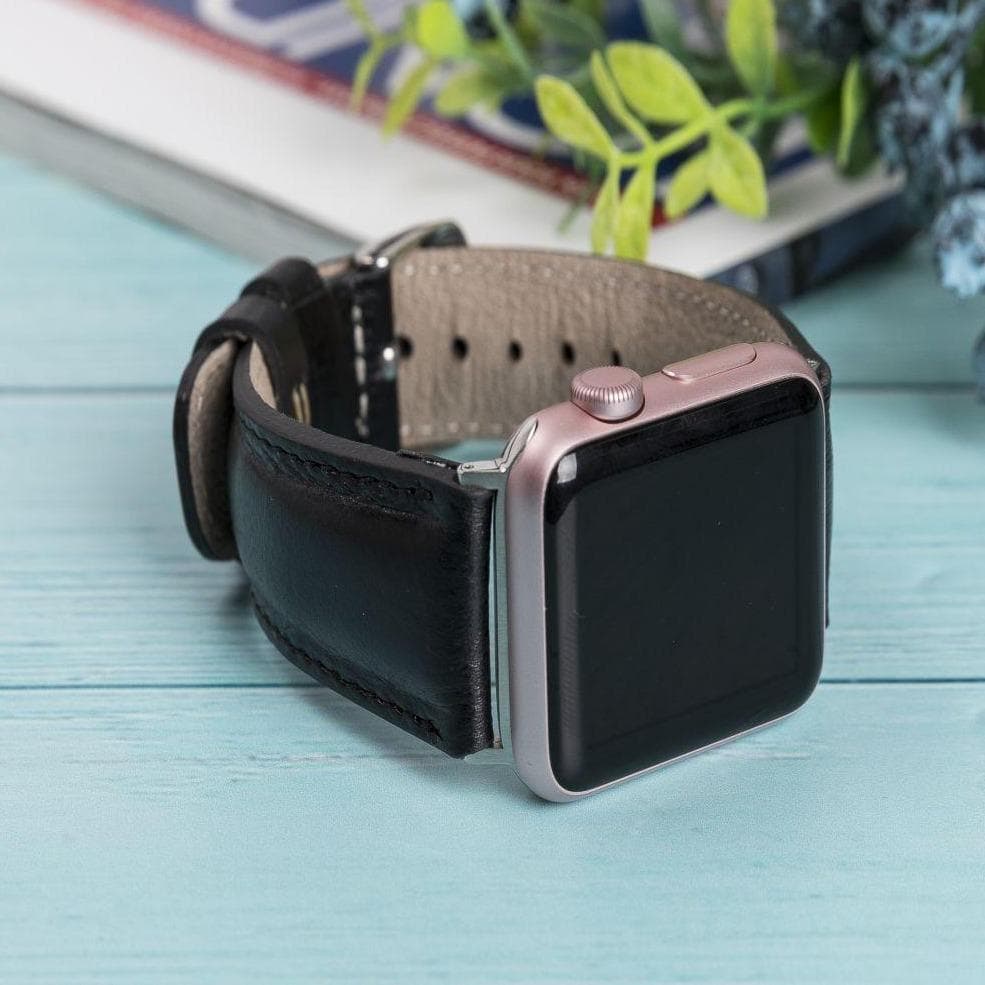 Classic Lederarmband für Apple Watch aus echtem Leder