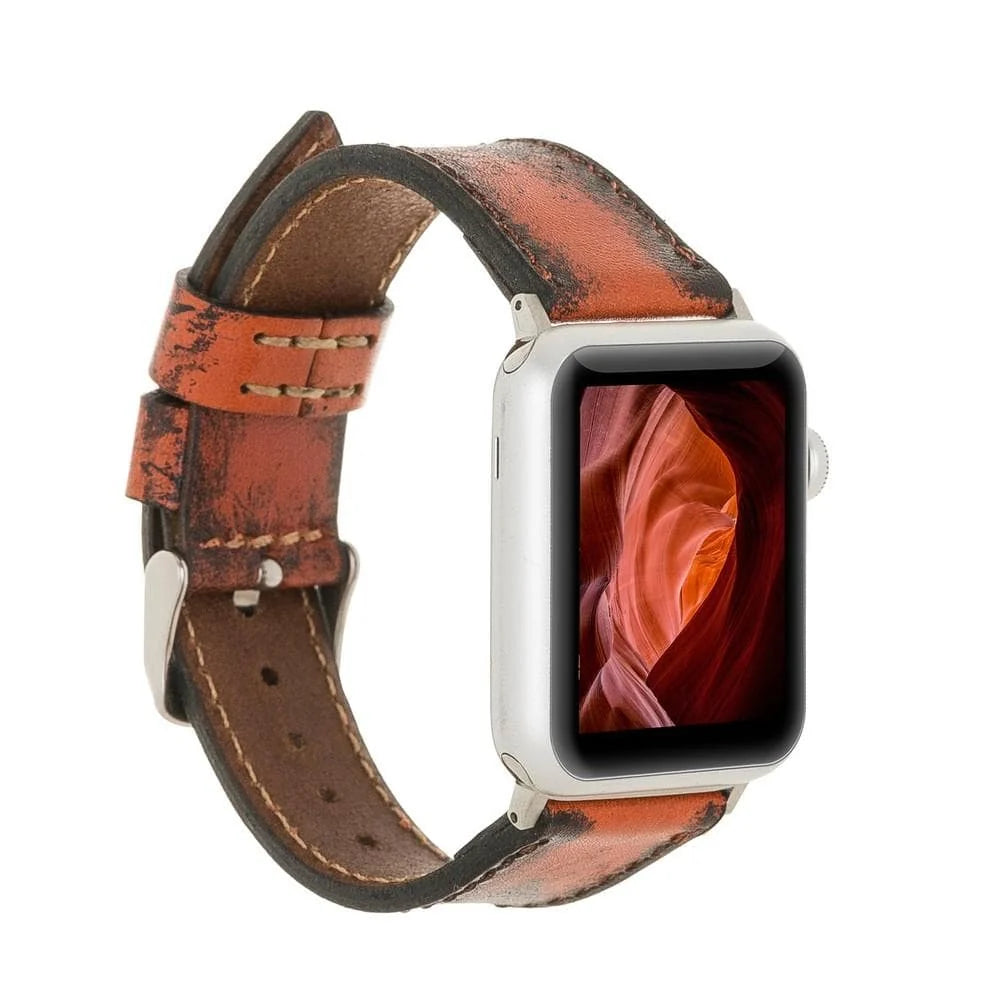 Classic Lederarmband für Apple Watch aus echtem Leder