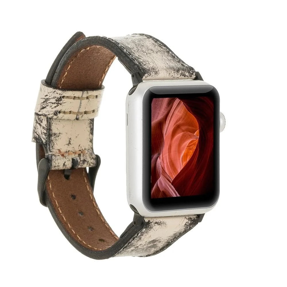 Classic Lederarmband für Apple Watch aus echtem Leder