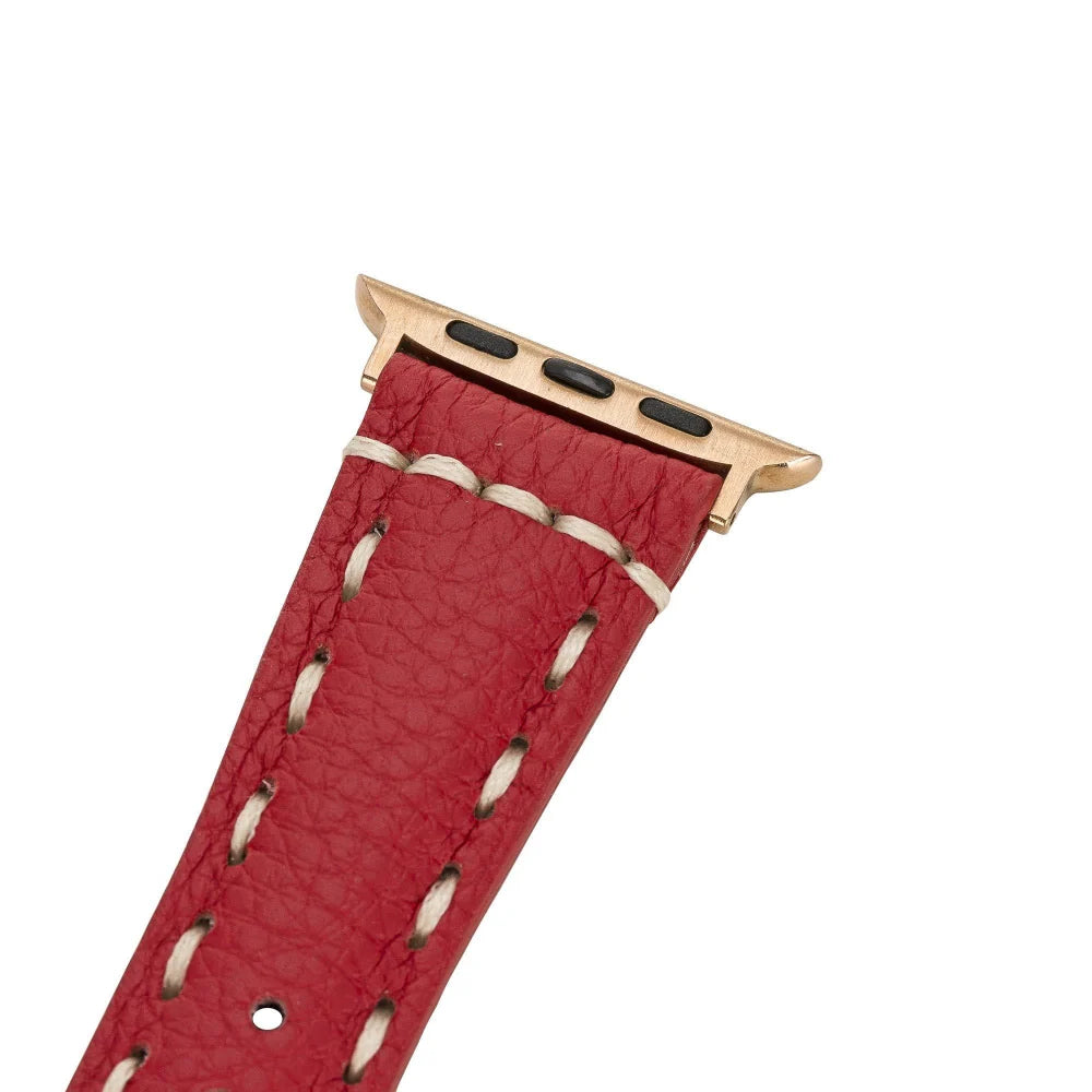 Classic Lederarmband für Apple Watch aus echtem Leder