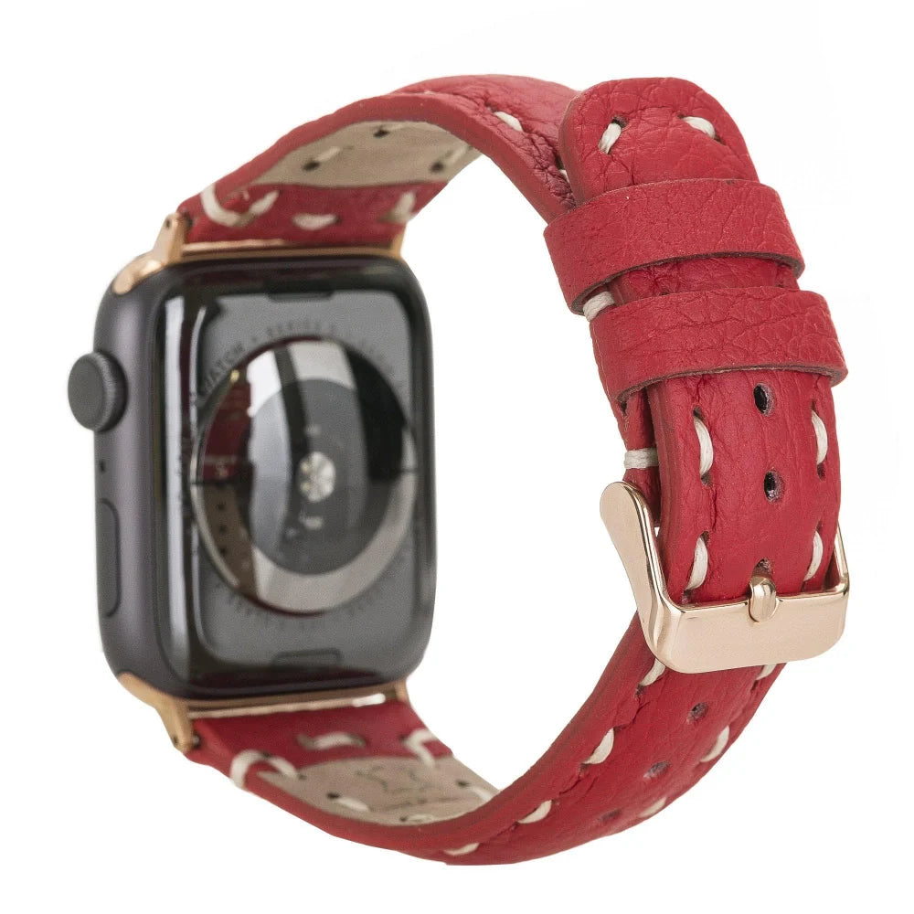 Classic Lederarmband für Apple Watch aus echtem Leder