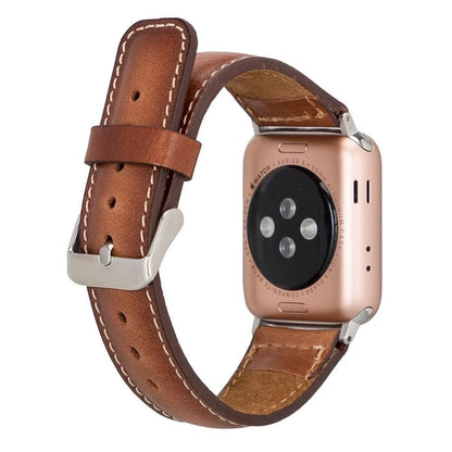 Classic Lederarmband für Apple Watch aus echtem Leder
